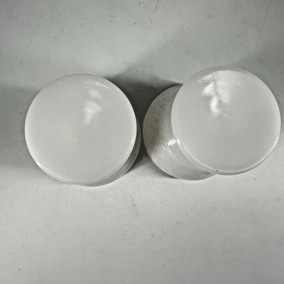 2 VINTAGE--Indiana Glass Milk Glass, footed dessert cup, Harvest Grape - Picture 2 of 7